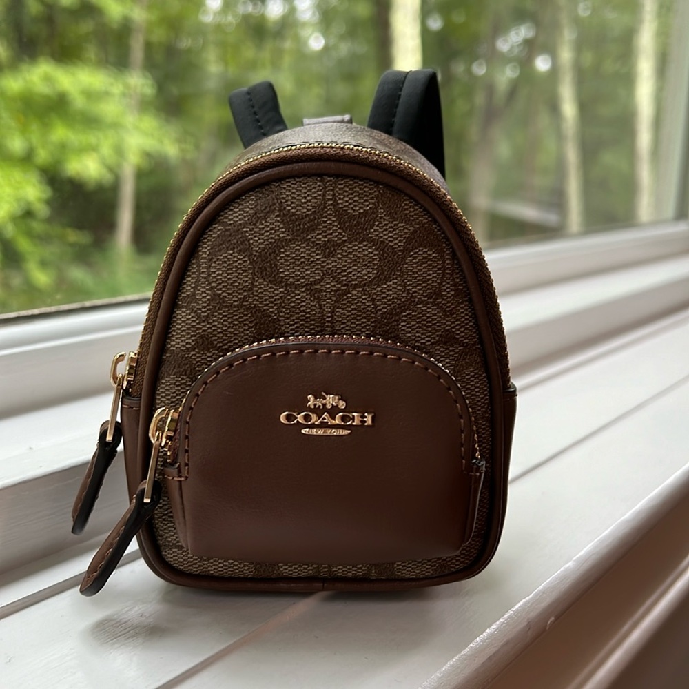 Coach Mini Backpack Keychain